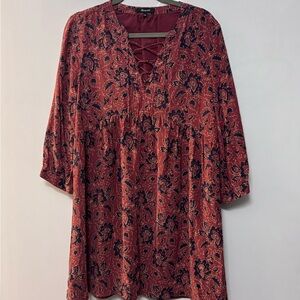 2 for $25 Madewell Burgundy and Navy Dress